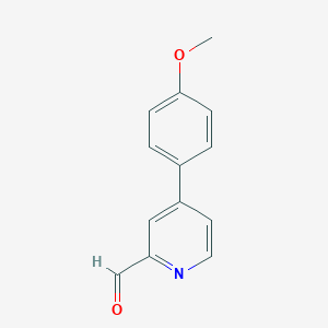 4-(4-Methoxyphenyl)pyridine-2-carbaldehyde图片