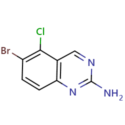 6-bromo-5-chloro-quinazolin-2-amine图片