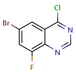 6-bromo-4-chloro-8-fluoro-quinazoline图片