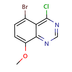 5-bromo-4-chloro-8-methoxy-quinazoline图片