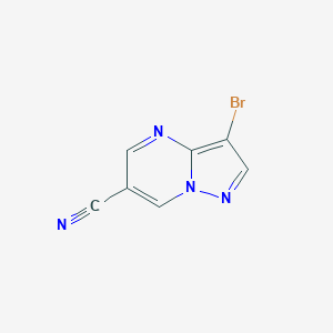3-bromopyrazolo[1,5-a]pyrimidine-6-carbonitrile图片