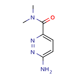 6-amino-N,N-dimethylpyridazine-3-carboxamide图片