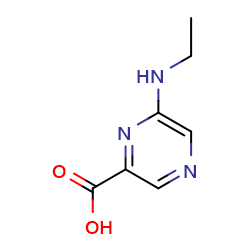 6-(ethylamino)pyrazine-2-carboxylicacid图片