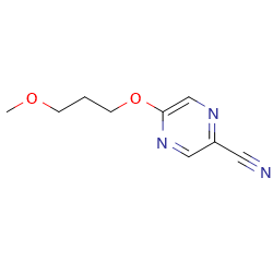 5-(3-methoxypropoxy)pyrazine-2-carbonitrile图片