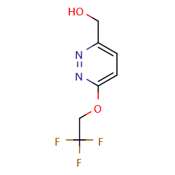 [6-(2,2,2-trifluoroethoxy)pyridazin-3-yl]methanol图片