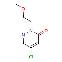5-chloro-2-(2-methoxyethyl)pyridazin-3(2H)-one图片