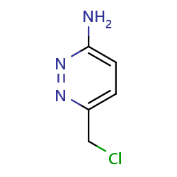 6-(chloromethyl)pyridazin-3-amine图片