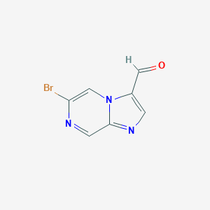 6-bromoimidazo[1,2-a]pyrazine-3-carbaldehyde图片