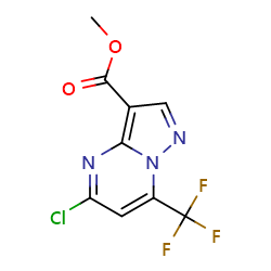 methyl5-chloro-7-(trifluoromethyl)pyrazolo[1,5-a]pyrimidine-3-carboxylate图片
