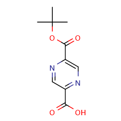 5-[(tert-butoxy)carbonyl]pyrazine-2-carboxylicacid图片