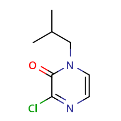 3-chloro-1-(2-methylpropyl)-1,2-dihydropyrazin-2-one图片