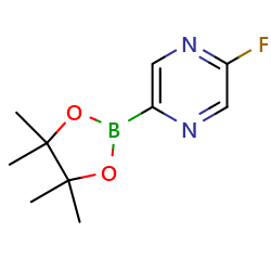 2-fluoro-5-(4,4,5,5-tetramethyl-1,3,2-dioxaborolan-2-yl)pyrazine图片