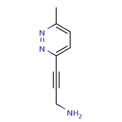 3-(6-methylpyridazin-3-yl)prop-2-yn-1-amine图片