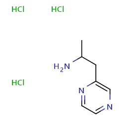 1-(pyrazin-2-yl)propan-2-aminetrihydrochloride图片