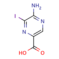 5-amino-6-iodopyrazine-2-carboxylicacid图片
