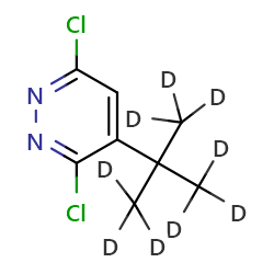 3,6-dichloro-4-[2,2,2-trideuterio-1,1-bis(trideuteriomethyl)ethyl]pyridazine图片