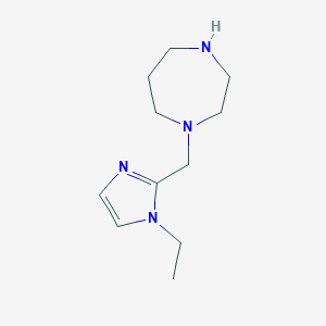 1-[(1-ethyl-1H-imidazol-2-yl)methyl]-1,4-diazepane图片