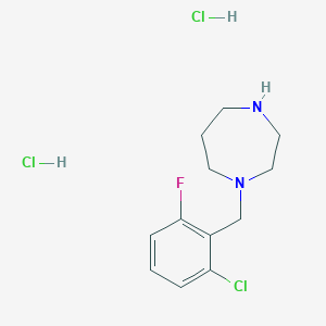 1-(2-氯-6-氟苄基)-[1,4]二氮杂环庚烷双盐酸盐图片