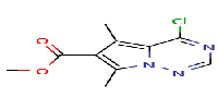 methyl4-chloro-5,7-dimethylpyrrolo[2,1-f][1,2,4]triazine-6-carboxylate图片