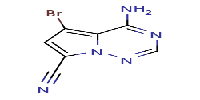 4-amino-5-bromopyrrolo[2,1-f][1,2,4]triazine-7-carbonitrile图片