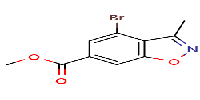 methyl4-bromo-3-methyl-1,2-benzoxazole-6-carboxylate图片