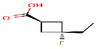trans-3-ethyl-3-fluorocyclobutane-1-carboxylicacid图片