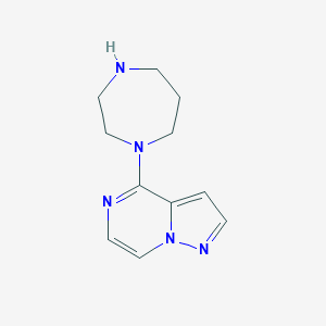 4-(1,4-diazepan-1-yl)pyrazolo[1,5-a]pyrazine图片