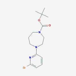 tert-Butyl 4-(6-bromopyridin-2-yl)-1,4-diazepane-1-carboxylate图片