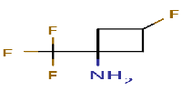 3-fluoro-1-(trifluoromethyl)cyclobutanamine图片