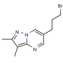 6-(3-bromopropyl)-2,3-dimethylpyrazolo[1,5-a]pyrimidine图片