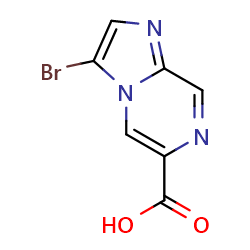 3-bromoimidazo[1,2-a]pyrazine-6-carboxylicacid图片