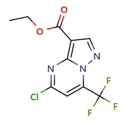 ethyl5-chloro-7-(trifluoromethyl)pyrazolo[1,5-a]pyrimidine-3-carboxylate图片