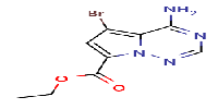ethyl4-amino-5-bromopyrrolo[2,1-f][1,2,4]triazine-7-carboxylate图片