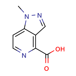 1-methyl-1H-pyrazolo[4,3-c]pyridine-4-carboxylicacid图片