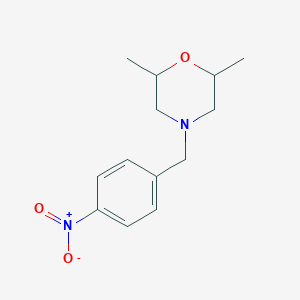 2,6-Dimethyl-4-(4-nitrobenzyl)morpholine图片