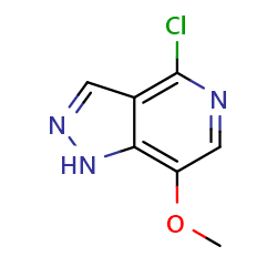 4-chloro-7-methoxy-1H-pyrazolo[4,3-c]pyridine图片