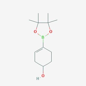 4-(4,4,5,5-Tetramethyl-1,3,2-dioxaborolan-2-yl)cyclohex-3-enol图片