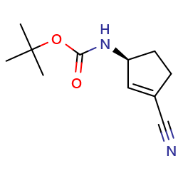 tert-butylN-[(1S)-3-cyanocyclopent-2-en-1-yl]carbamate图片
