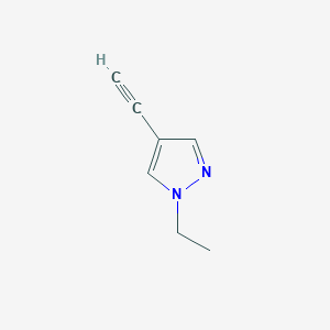 1-ethyl-4-ethynyl-1{H}-pyrazole图片