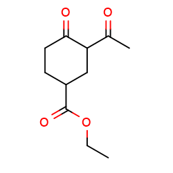 Cyclohexanecarboxylicacid,3-acetyl-4-oxo-,ethylester图片