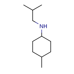 4-methyl-N-(2-methylpropyl)cyclohexan-1-amine图片