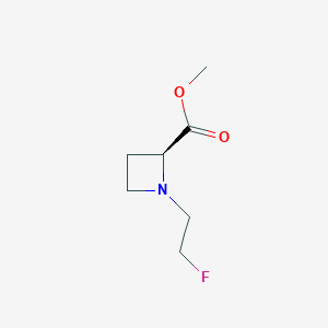 Methyl(2S)-1-(2-fluoroethyl)azetidine-2-carboxylate图片