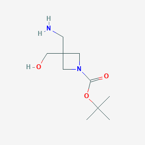 Tert-butyl3-(aminomethyl)-3-(hydroxymethyl)azetidine-1-carboxylate图片