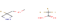 3-Fluoro-3-(methoxymethyl)azetidinetrifluoroaceticacid图片