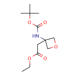 ethyl2-[3-(tert-butoxycarbonylamino)oxetan-3-yl]acetate图片