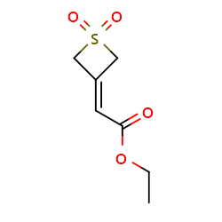 ethyl2-(1,1-dioxo-1λ?-thietan-3-ylidene)acetate图片