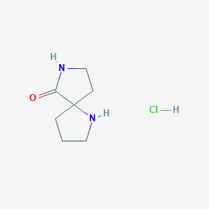 1,7-diazaspiro[4,4]nonan-6-onehydrochloride图片