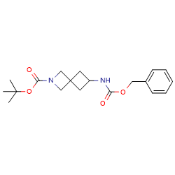 tert-butyl6-(((benzyloxy)carbonyl)amino)-2-azaspiro[3,3]heptane-2-carboxylate图片
