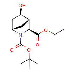 Ethyl(1S,3S,4S,5R)-rel-2-Boc-5-hydroxy-2-azabicyclo[2,2,1]heptane-3-carboxylate图片