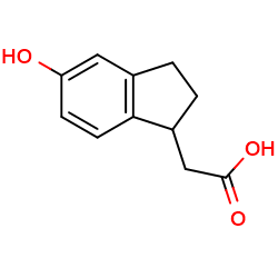 2-(5-hydroxy-2,3-dihydro-1H-inden-1-yl)aceticacid图片